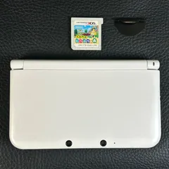 【動作確認済 / 初期化済 / ソフト1個付属】NINTENDO 3DS LL SPR-001 ホワイト  ニンテンドー　任天堂　ゲーム機【A0506】