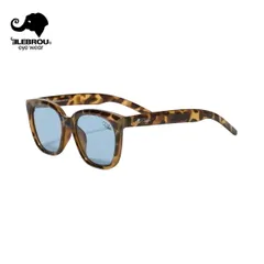 【新品】 ELEBROU eyewear エレブロ Fargo Browndemi メンズ/レディース ブラウンXライトブルー OS