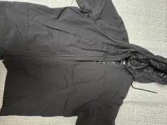 THE NORTH FACE ザノースフェイス ブラック フード ウィンドブレーカー ジャケット