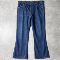 濃紺 80s Levis 646 0217 ベルボトム デニム パンツ 38 28 / 80年代