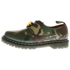 Dr.Martens (ドクターマーチン) ×PALACE 1461 3HOLE SHOES WOODLAND CAMO パレス 3ホールシューズ ウッドランドカモ ローカットレザーシューズ グリーン/ブラウン 41828200