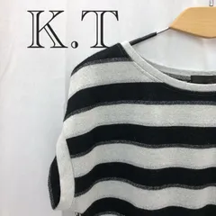 K.T KIYOKO TAKASE キヨコタカセ ニット　薄手 ベスト　レディース　トップス 9 ブラック グレー　ボーダー  レディース ファッション