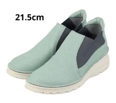 ＪＳハートレーベル ＜日本製＞ 姫路レザー サイドゴア 軽量パンチングシューズ 21.5cm