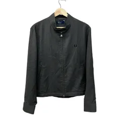 FRED PERRY(フレッドペリー) ブルゾン サイズM レディース - ダークグレー 長袖/刺繍/春/秋