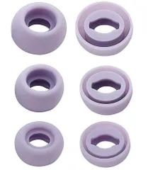 【フォロー割】Pro用 Buds 交換用シリコン製イヤーピース Galaxy SM-R190NZVAXJP用 イヤホンカバー S/M/L イヤーチップ 3ペアセット イヤーピース バイオレット（Violet） A-Focus