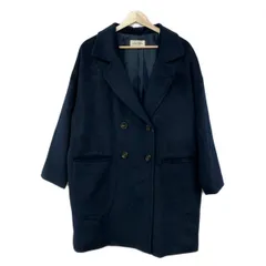 nano universe(ナノユニバース) コート サイズF レディース美品  - ネイビー 長袖/秋/冬