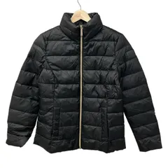 Kate spade(ケイトスペード) ダウンジャケット サイズS レディース美品  - 黒 長袖/フード収納可/ジップアップ/冬