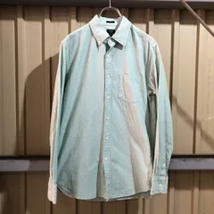 1516 J.CREW 長袖シャツ グリーン M ジェイクルー 無地 胸ポケット付き 古着卸 アメリカ仕入