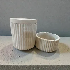 【B品】筒ケースセット　ブラウン