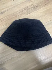 ニット ブラック バケットハット