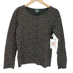 ローラアシュレイ LAURA ASHLEY 花柄カットソー コットントップス レディース import：M 