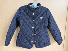 GUESS キッズ ネイビー キルティング ジャケット 110