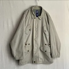 90s GAP ジャケット / L コットン ベージュ 中綿 USA ビンテージ O5-11060-9286