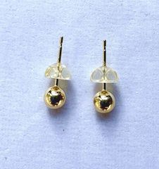☆感謝価格18金丸玉ピアス☆K18丸玉4mm丸玉ピアス/新品未使用品・送料 
