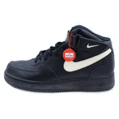 NIKE (ナイキ) AIR FORCE 1 MID 07 エアフォース1 ミッドカットスニーカー ブラック US9.5/27.5cm 315123-043