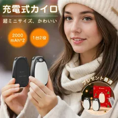 充電式カイロ 可愛いカイロ マグネット 分離式 3段階温度調節 電気カイロ 一台2役 2000mAh*2 大容量 繰り返し 軽量 可愛い 省エネ 通勤 通学 アウトドア 防寒グッズ クリスマス プレゼント 冬対策 急速発熱 防寒グッズmin#
