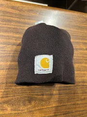 A-1674 carhartt カーハート ニット帽 ビーニー 帽子 ブラウン系