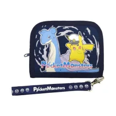 サンアート ポケットモンスター プリントウォレット キャプテンピカチュウ×六英雄のラプラス PM-4412