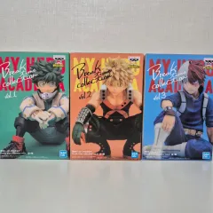 僕のヒーローアカデミア ヒロアカ 爆豪 勝己 緑 谷出久 轟 麗日 ブレーキタイム フィギュア 4種