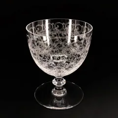 【美品】Baccarat バカラ／ローハン ワイングラス／クリスタルグラス／クリア／BC562