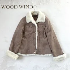 ウッドウインド ボアジャケット L  裏ボア キルティング　ムートン