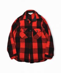 woolrichウールリッチバッファローチェックブルゾン青ブルー - メルカリ
