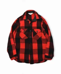 70's WOOLRICH バッファローチェック ウール シャツ ジャケット