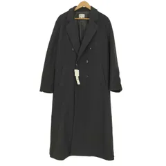 エマクローズ EMMA CLOTHES テックメルトンオーバーロングサイドジップダブルチェスターコート レディース JPN：M 