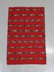 モロッコ直輸入】新品カラフルラグ ハンドメイド 一点物ブロック 