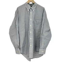 ノーティカ NAUTICA 80’S two-ply cotton チェック BDシャツ メンズ import：L 
