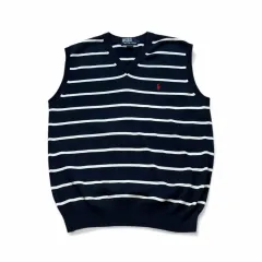 ポロ ラルフローレン ストライプ ニットベスト