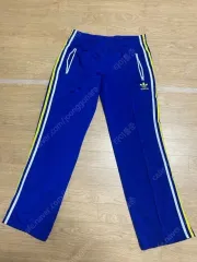 アディダス 新品 ファイヤーバード トラック パンツ ブルー/黄色 m