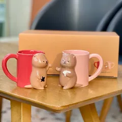 スターバックス　バレンタイン　ラッコ　マグカップ　2点セット