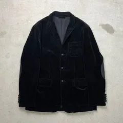 90年代 Polo by Ralph Lauren ポロバイラルフローレン コーデュロイ テーラードジャケット メンズM相当 古着 90s VINTAGE ヴィンテージ 3B 太畝 黒色