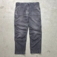 Carhartt カーハート ダブルニー ダック ペインターパンツ メンズW35相当 古着 アメカジ フェードグレー 墨黒