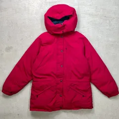80年代 USA製 L.L.Bean エルエルビーン カタディンロゴ グースダウンジャケット レディースL相当 古着 80s VINTAGE ヴィンテージ マウンテンパーカー 山ロゴタグ フード着脱式のサムネイル