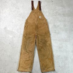 Carhartt ダブルニー ダックオーバーオール 34×32 ボロ 雰囲気系
