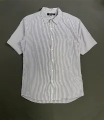 コム・デ・ギャルソン オム ド ストライプ 半袖 シャツ M