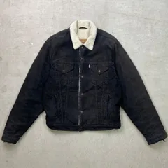 90年代 Levi's ユーロリーバイス 71500 コーデュロイボアジャケット メンズL 古着 90s ヴィンテージ VINTAGE アメカジ 細畝 黒色