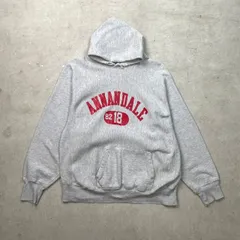 80年代 USA製 Champion チャンピオン REVERSE WEAVE リバースウィーブ カレッジプリント スウェットパーカー メンズL相当 古着 80s VINTAGE ヴィンテージ アメカジ スウェット アーチロゴ トレーナー 灰色