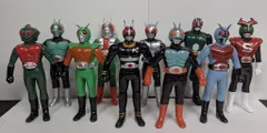 バンダイ ミニソフビ10体セット 仮面ライダーBLACK RX 栄光の10人ライダー 1989