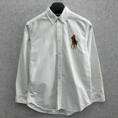 95 ポロラルフローレン レディース ビックポニー オックスフォード シャツ