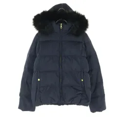 美品 GU ジーユー 長袖 ダウンジャケット S ネイビー レディース 古着