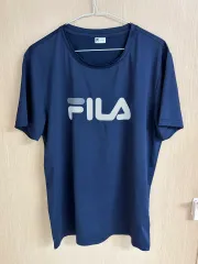 FILA フィラ ネイビー 半袖 Tシャツ