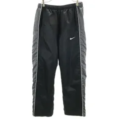 NIKE ナイキ トレーニング ウインドパンツ L ブラック系 裏トリコット メンズ 古着