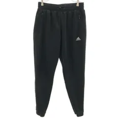 adidas アディダス スウェットパンツ O ブラック 裏フリース メンズ 古着