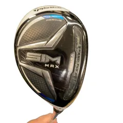 【中古】 テーラーメイド SIM MAX U5 ユーティリティ UT 純正特注シャフト (フレックスX) メンズ 男性用 右利き 右用 Cランク ゴルフクラブ