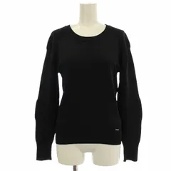 ディーゼル DIESEL ニット カットソー 長袖 ロンT S 黒 ブラック /☆G