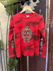 KENZO キッズ アイ プリント ロングスリーブ #csz298