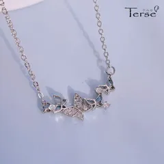 ネックレス バタフライ 蝶々 モチーフ ジルコニア CZダイヤ シルバー 上品 エレガント 大人可愛い レディース アクセサリー 人気 春コーデ 4月誕生石 誕生日プレゼント ギフト 贈り物 自分へのご褒美 普段使い デート お呼ばれ 食事会  卒業式 入学式